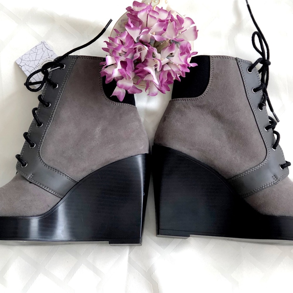 Zara Trafaluc Lace Up Ankle Boots
